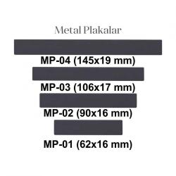 Metal Plaka ( 145 x 19 mm )